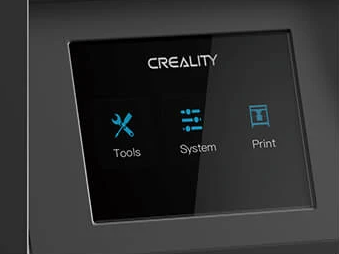 3,5-дюймовый дисплей для управления настройками и мониторинга печати в реальном времени.
