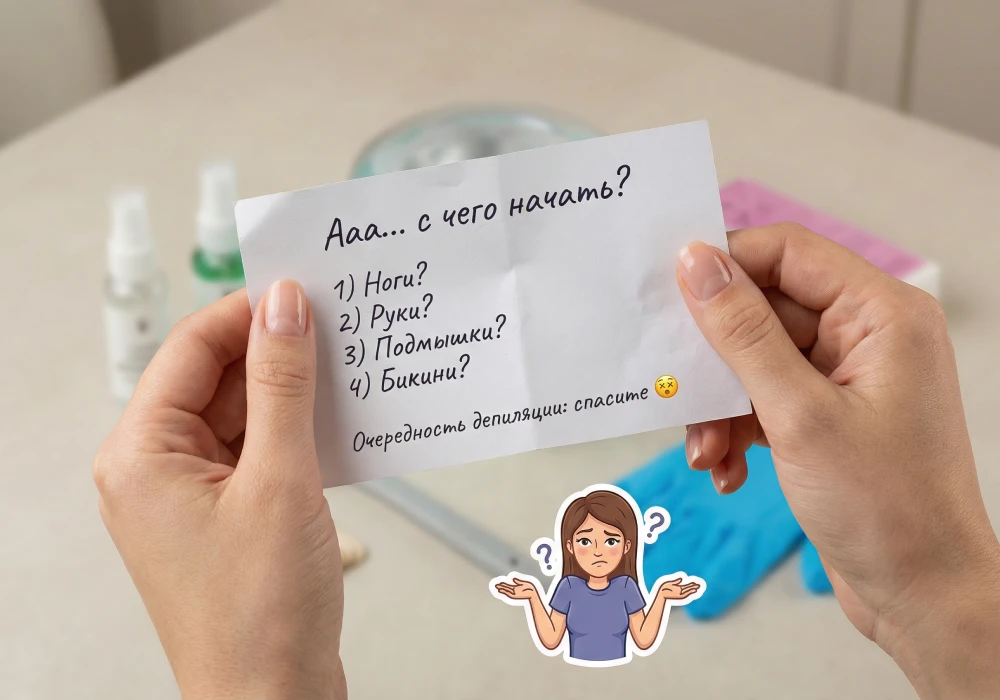 Уход после депиляции