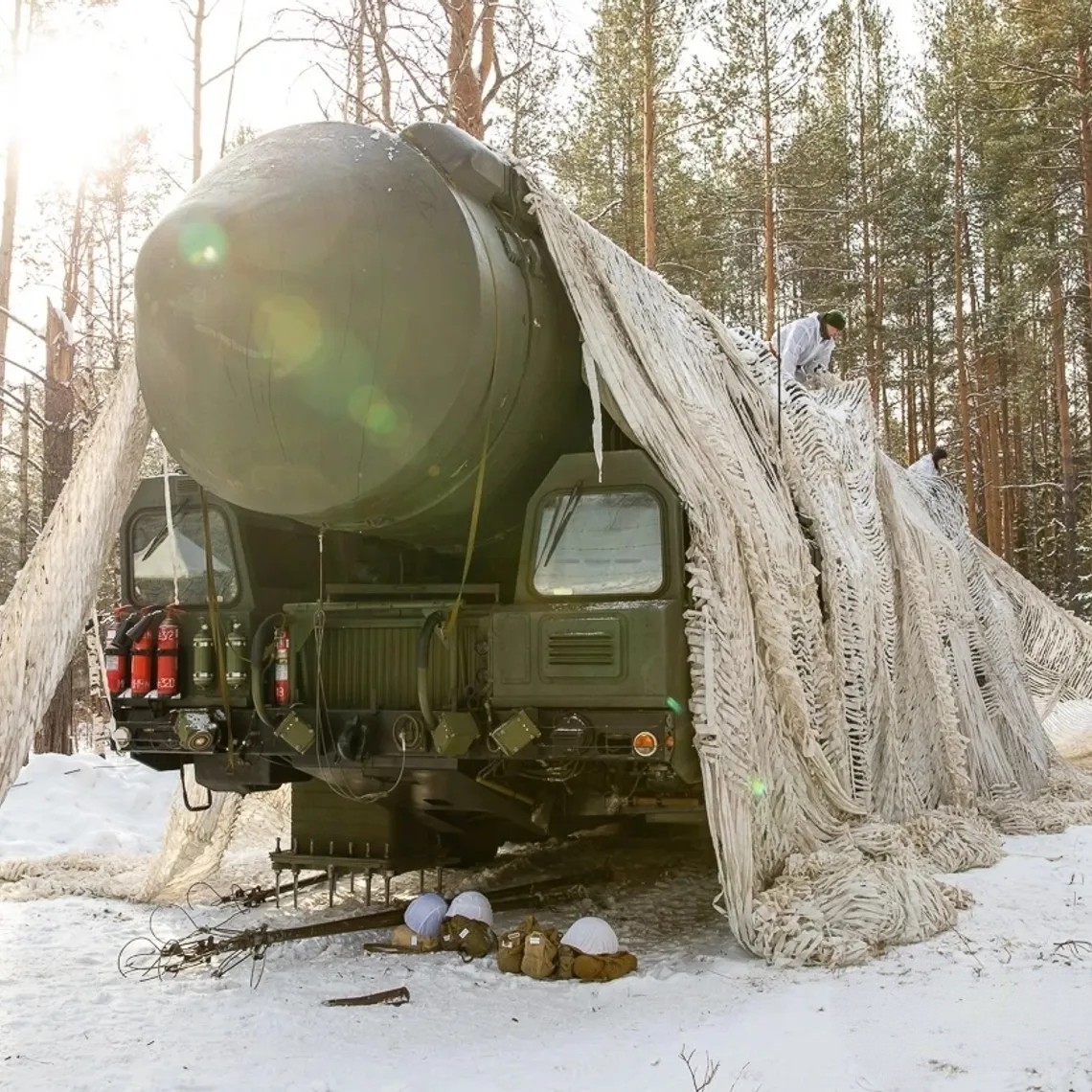 Маскировочные сети зима