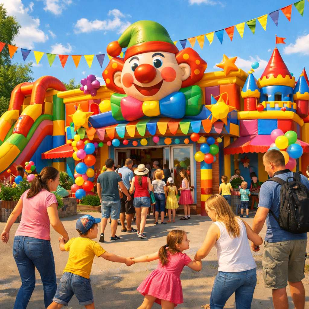 Захватывающий вход в мир детских развлечений