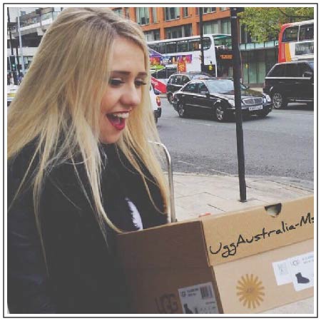 Угги с мехом лисы