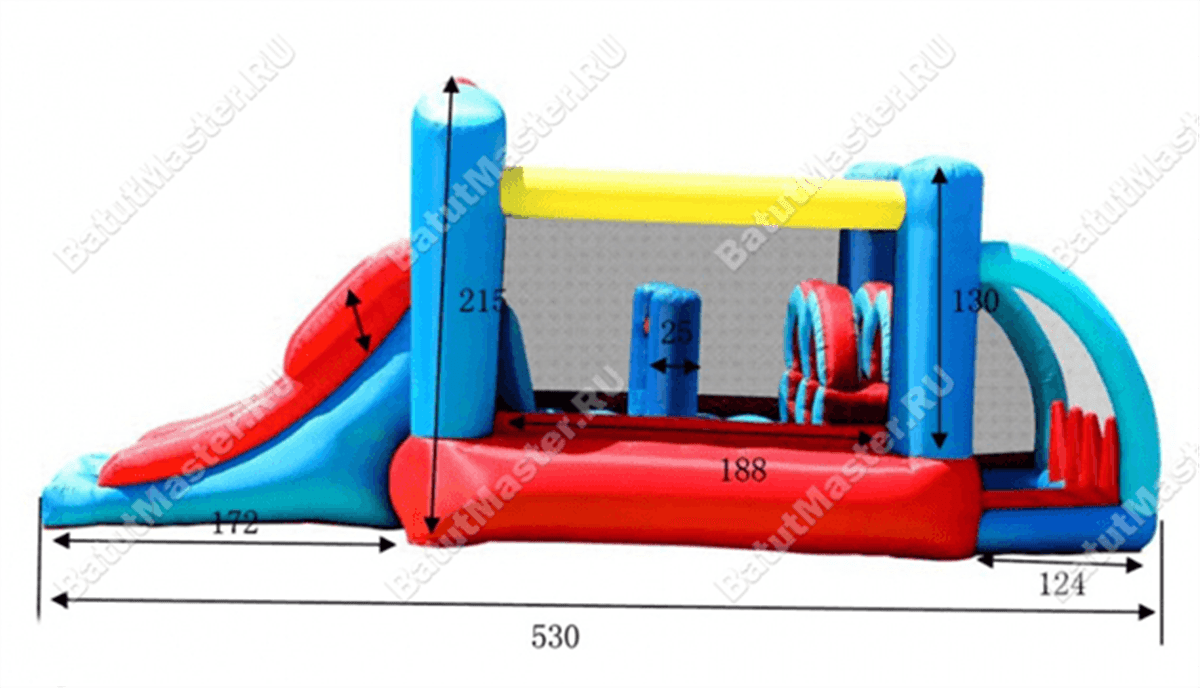 Надувной батут “Батутный дрифт” Надувной батут “Батутный дрифт”