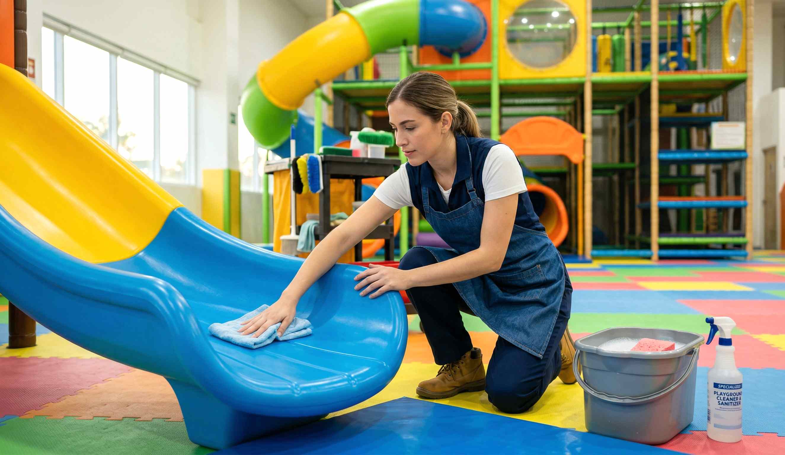 Уход и техническое обслуживание горок