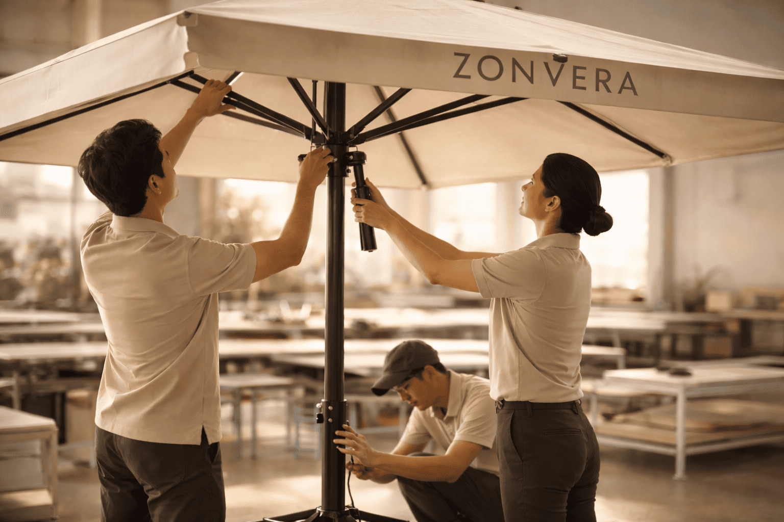 Производство зонтов Zonvera