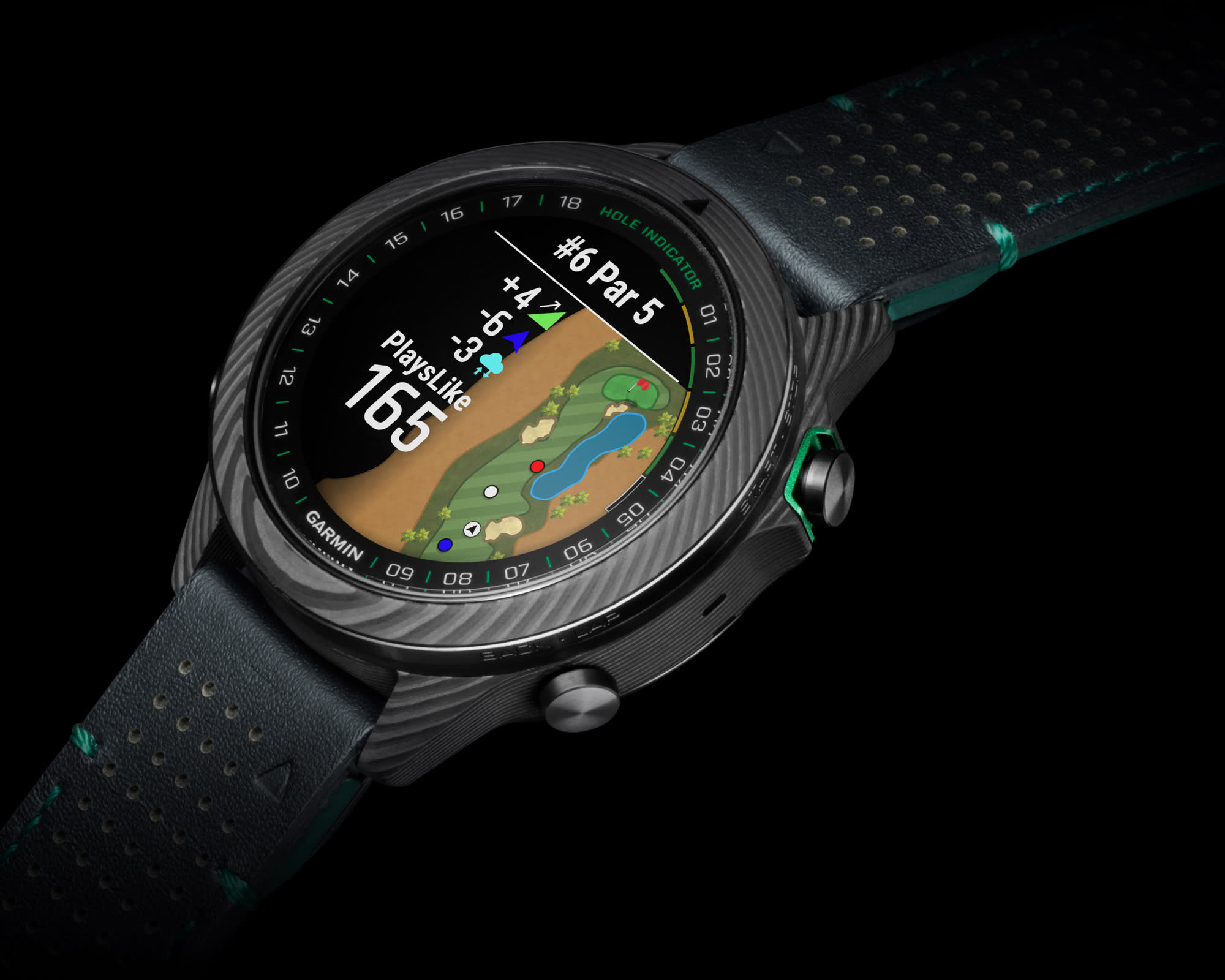 Умные часы Garmin Marq Golfer (Gen 2) - Carbon Edition: УВЕРЕННАЯ ИГРА ОТ ПЕРВОГО ДО ПОСЛЕДНЕГО УДАРА