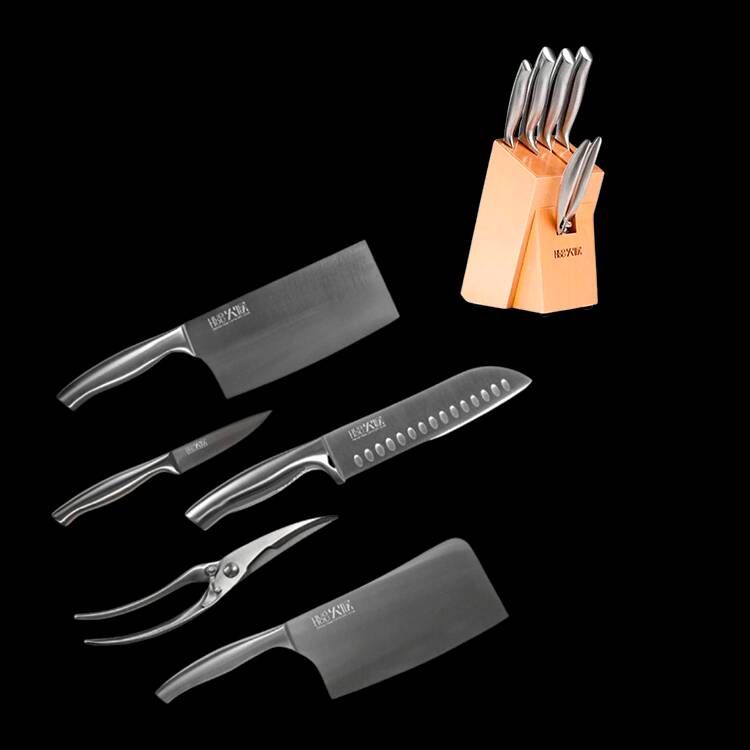 Набор Huo Hou Nano Knife (4 ножа и ножницы с подставкой) (HU0014) -описание-9.jpg