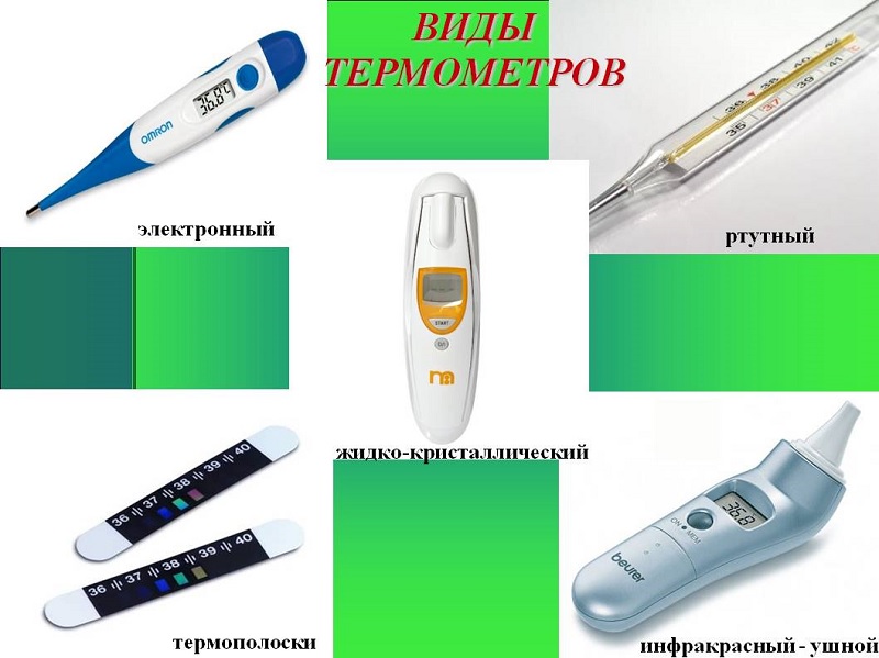 Виды термометров картинка