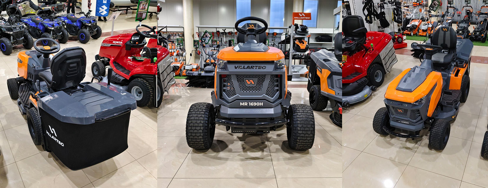 заказать трактор-газонокосилку VILLARTEC MR 1690 H купить трактор-газонокосилку VILLARTEC MR 1690H
