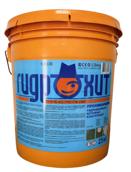 Гидрохит проникающий ведро 25 кг