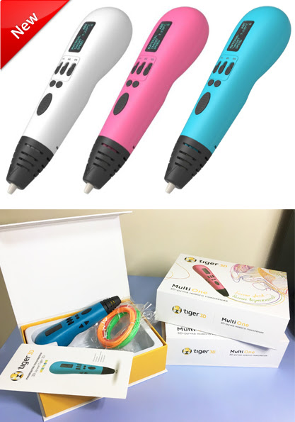 3д ручка рисующая тремя цветами! 