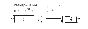 Размеры Johnson Controls P100EE-50D