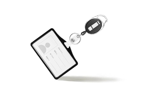 Горизонтальные бейджи с рулеткой