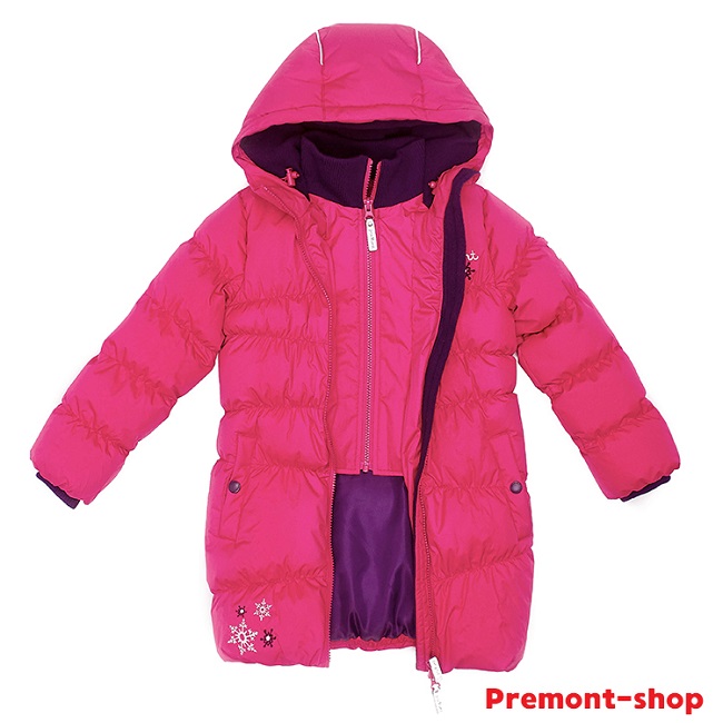 Пальто для девочки Premont Клубничный пудинг WP91351 в магазине Premont-shop