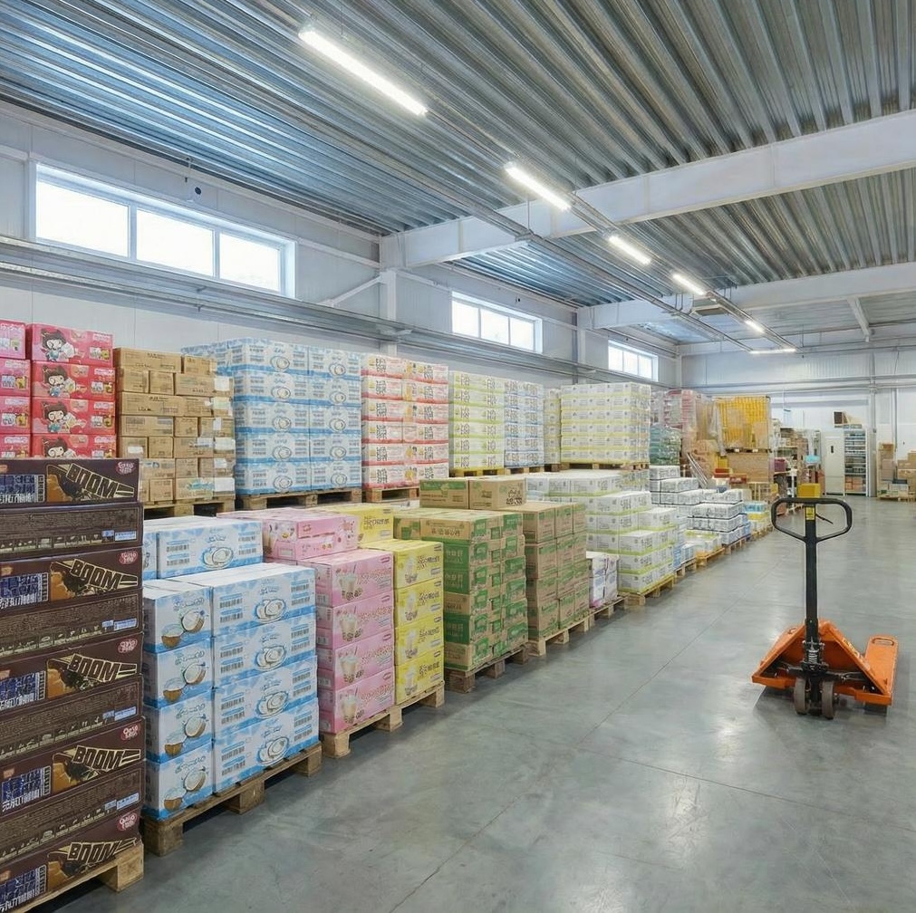 Склад азиатских продуктов ETC Trade в Москве