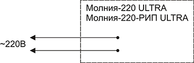 Молния 12 схема подключения