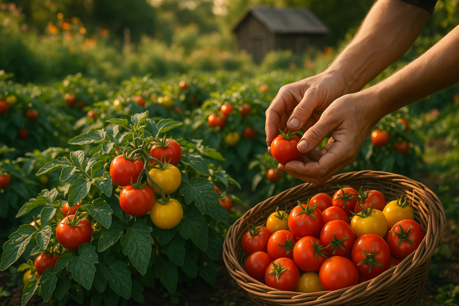 Низкорослые помидоры без пасынкования – зеленые кусты с красными спелыми плодами на кустах в теплице