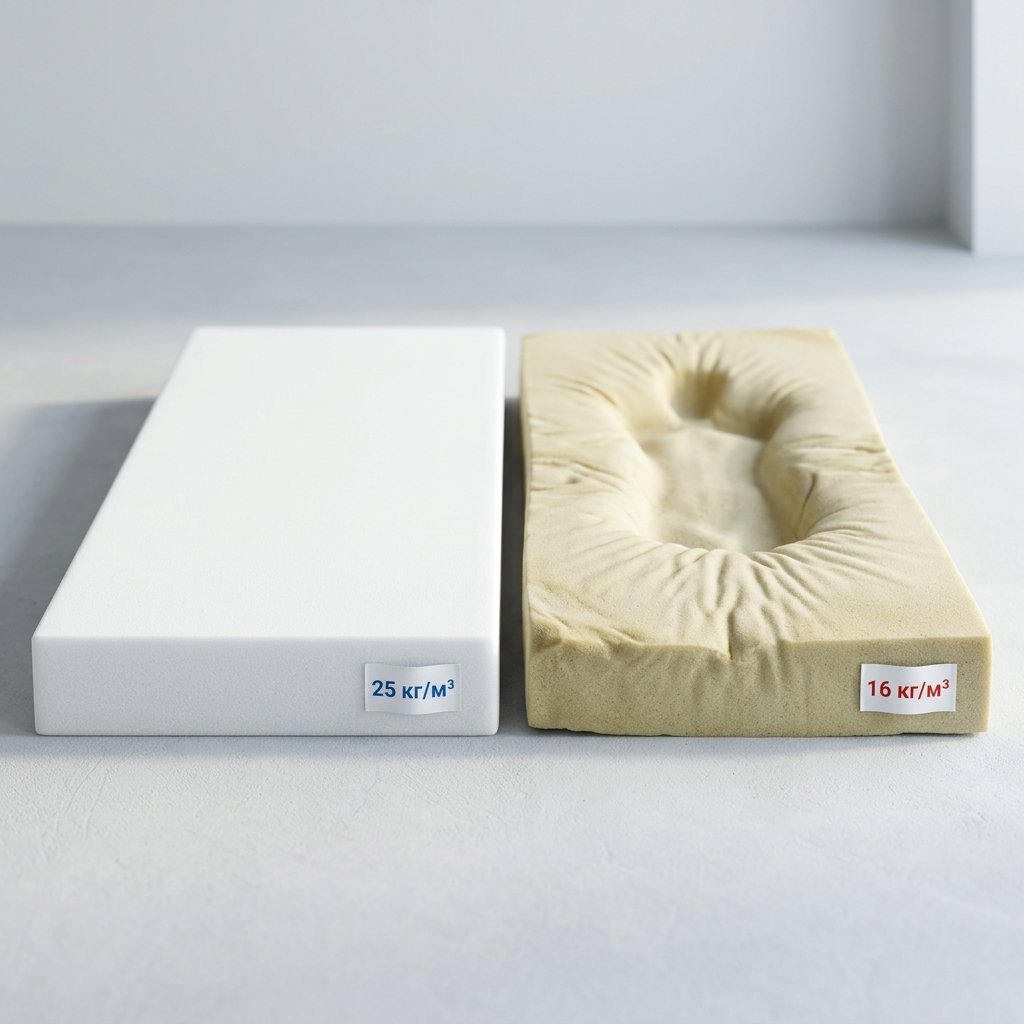 Научное сравнение плотности пены