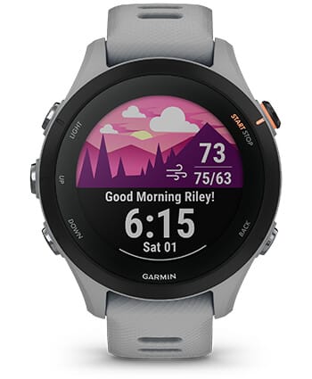 Умные часы Garmin Forerunner 255S со светло-розовым ремешком: УТРЕННИЙ ОТЧЁТ