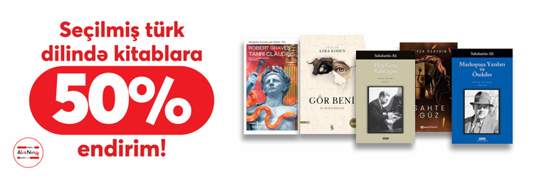 Seçilmiş türk kitabları 50%