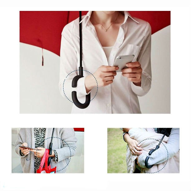 Как правильно носить обратный зонтик