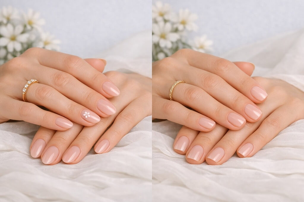 Весенний маникюр на квадрат, овал и миндаль