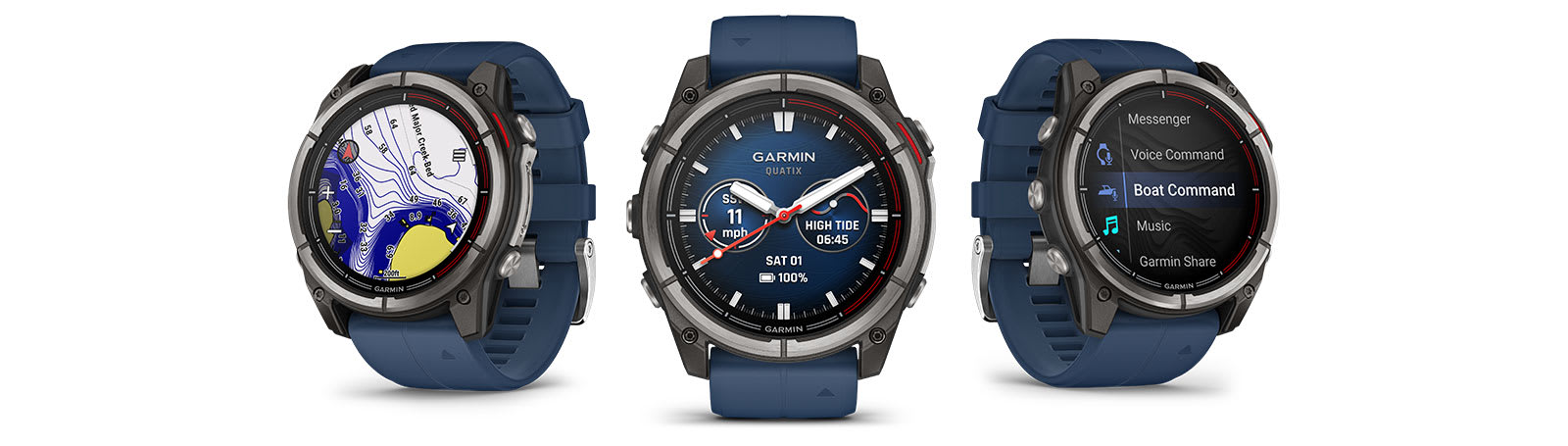 Умные часы Garmin Quatix 8 Amoled 51 mm: официальное изображение