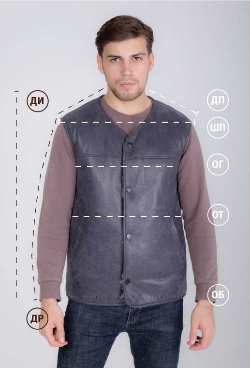 vest size chart