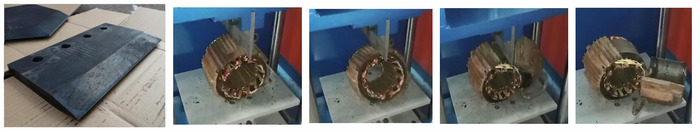 Лезвия на станок для разделки электродвигателей