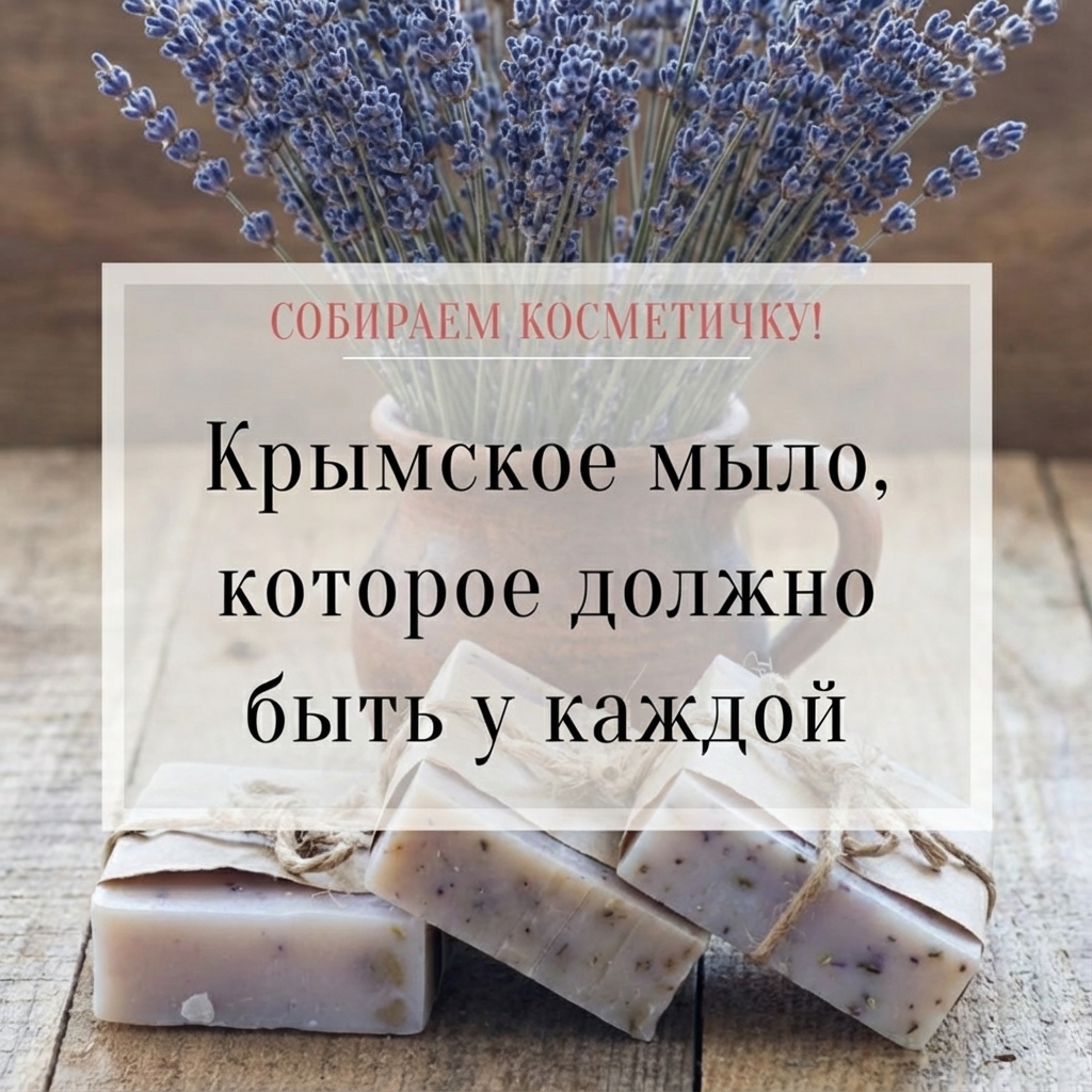 Крымское мыло и лаванда