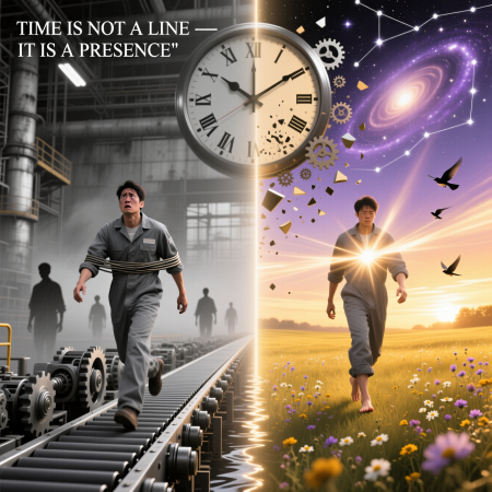 live-here-now-2026-consciousness-shift <img src="live-here-now-2026-consciousness-shift.jpg" alt="Live here and now in 2026: Escape the conveyor belt and experience present-moment consciousness for truly meaningful life">