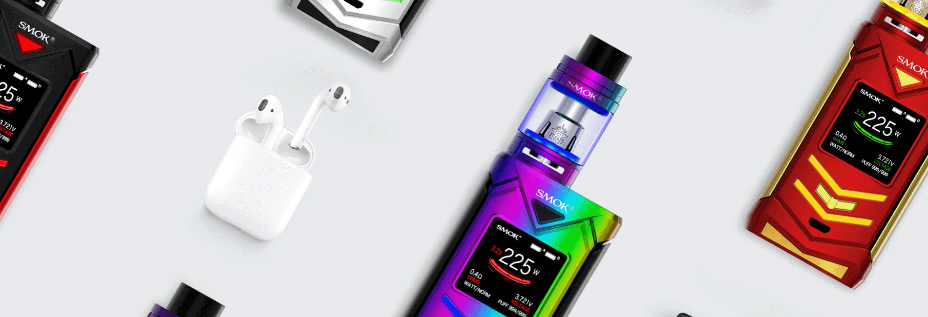 Ассортимент SMOK - поды, под-моды и баки
