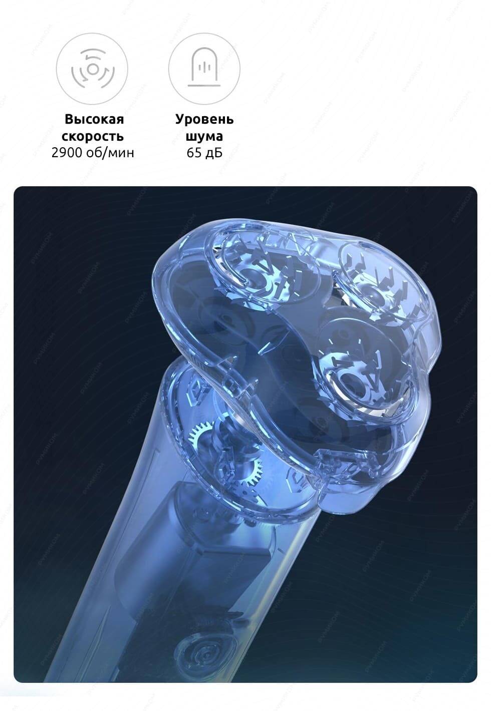 Электробритва Xiaomi ShowSee Electric Shaver F1 (F1-BK) -описание-6.jpg