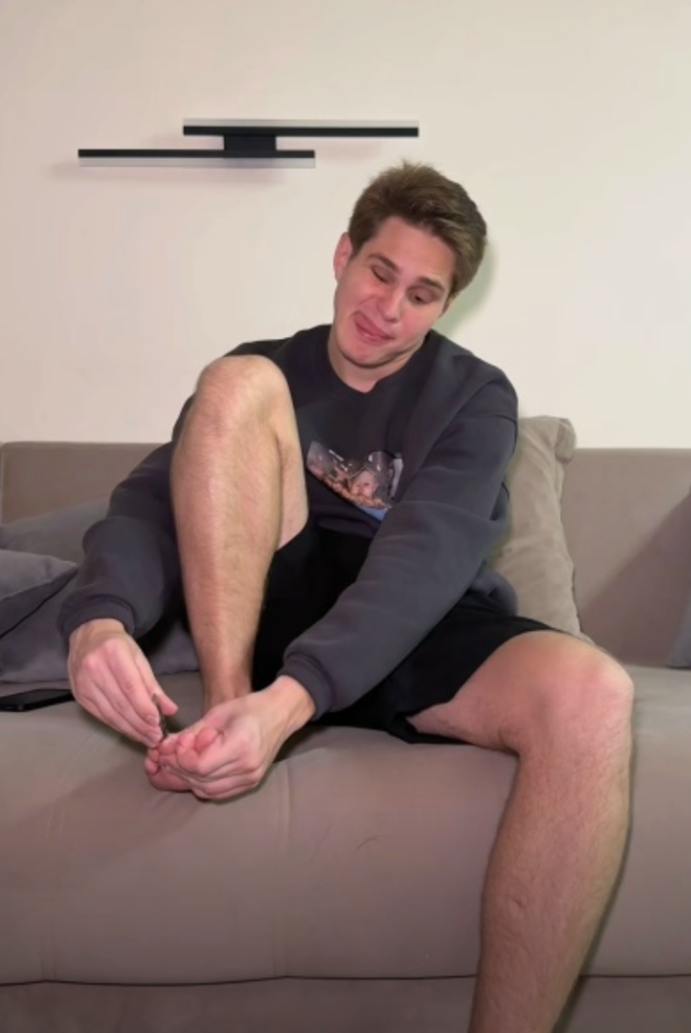 Триммер для ногтей (сиреневый)