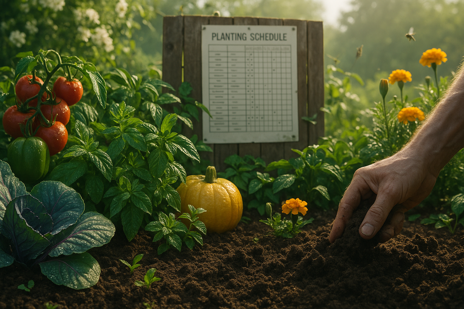 Подготовка земли для посадки овощей