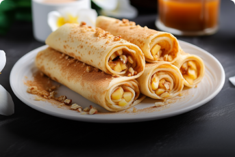 Арахисовая начинка с мёдом и бананом