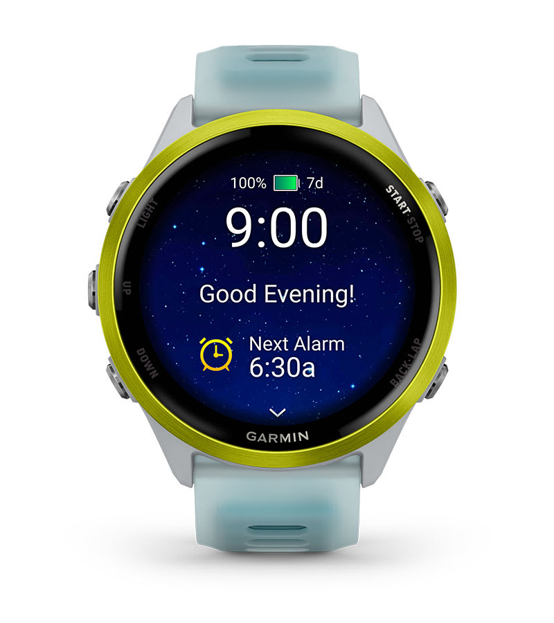 Умные часы Garmin Forerunner 570 - 47 мм сланцево-серый алюминий с черным ремешком: ВЕЧЕРНИЙ ОТЧЁТ