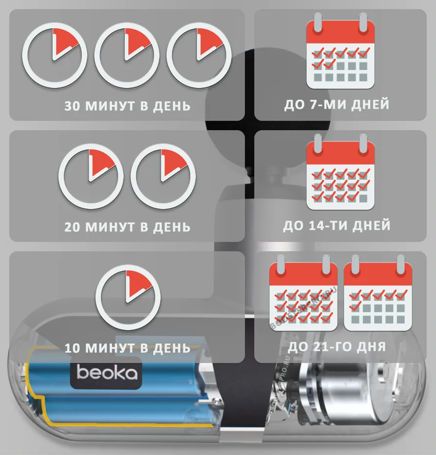 Beoka Mini U2 время работы