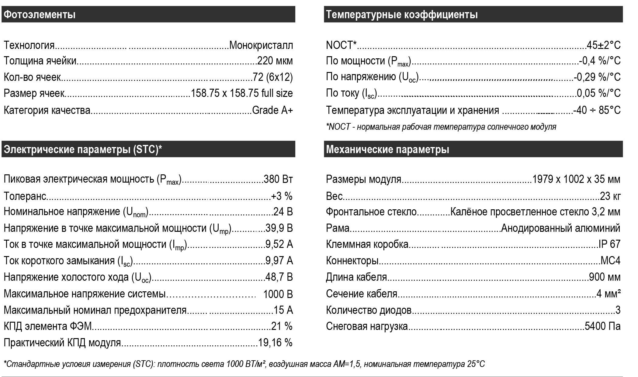 Солнечная батарея Delta BST 380-72 M