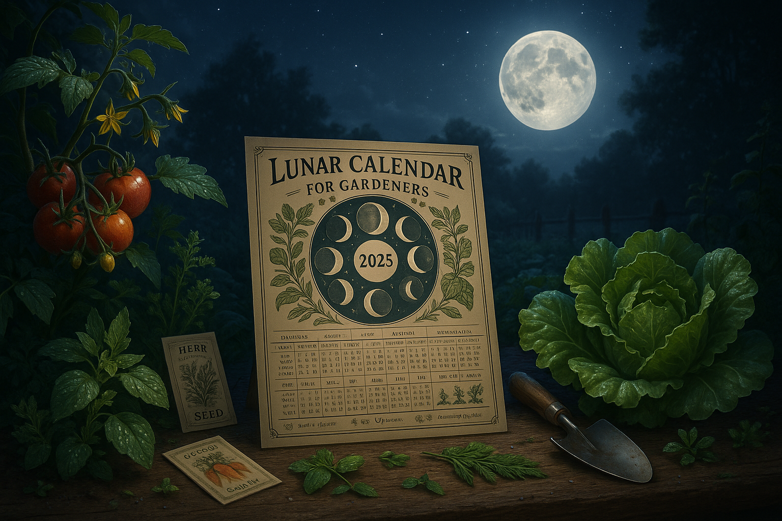 Лунный календарь садовода и огородника на 2025 год