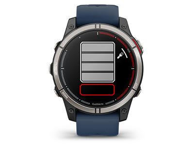 Умные часы Garmin Quatix 7 Pro Amoled Sapphire титановый с темно синим силиконовым ремешком: СВЕТОДИОДНЫЙ ФОНАРЬ