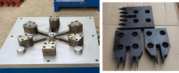 Хомуты на станок для разделки электродвигателей