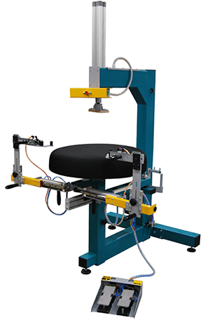 ПНЕВМАТИЧЕСКИЙ ПРЕСС ДЛЯ ОБИВКИ СИСТЕМОЙ НАТЯГИВАНИЯ ШНУРА PDK-2/PDS