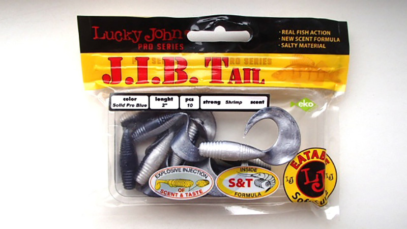 Окуневое лакомство Lucky John Pro Series J.I.B. Tail.