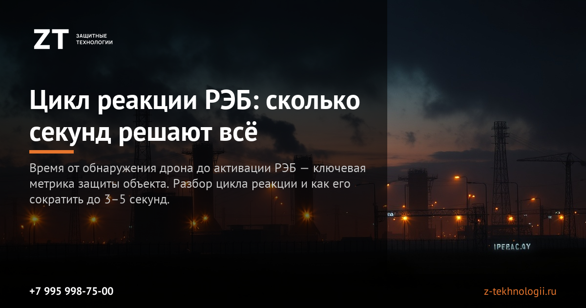 Цикл реакции РЭБ: сколько секунд решают всё Цикл реакции РЭБ: сколько секунд решают всё