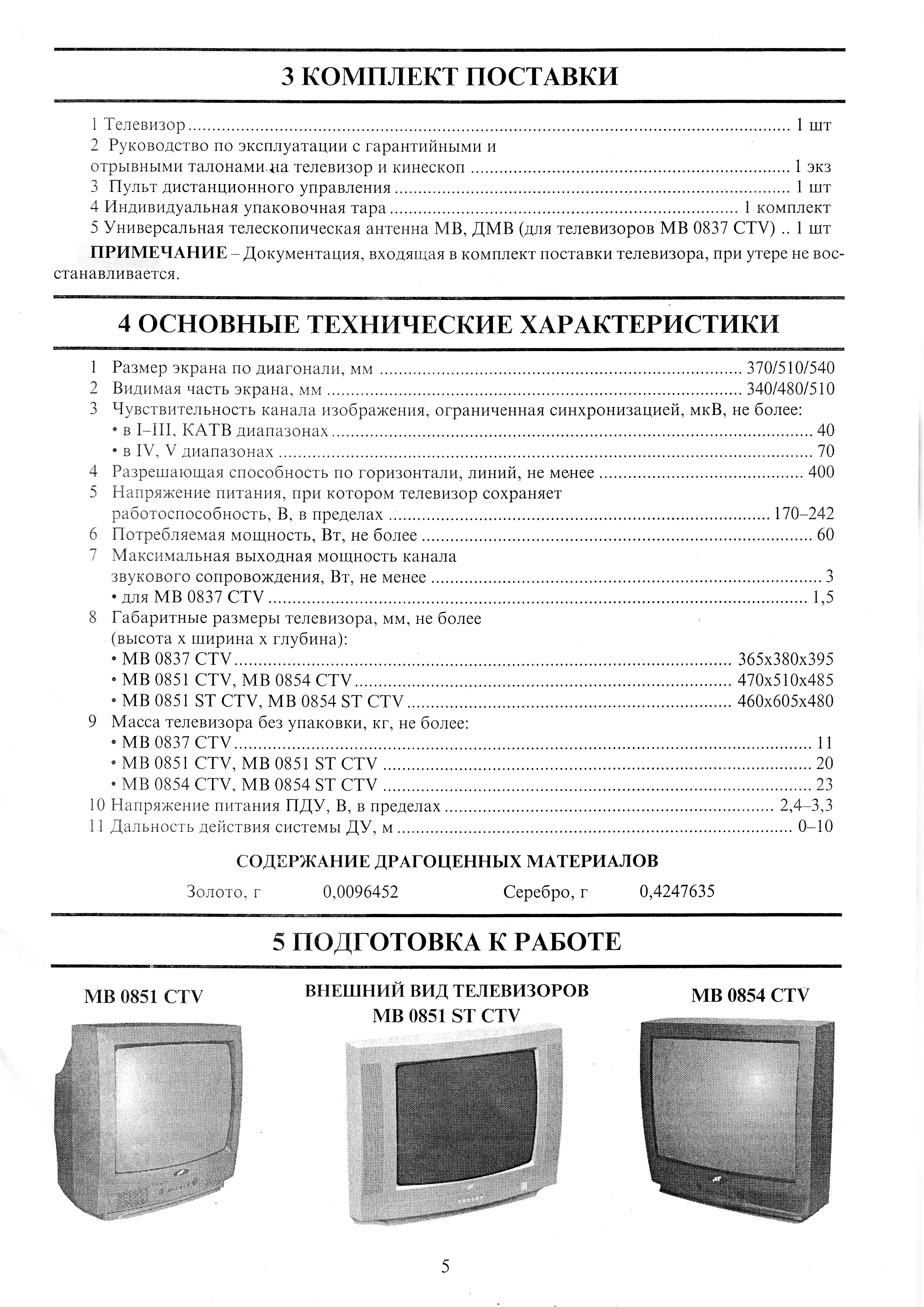 Мв 0854 ctv схема