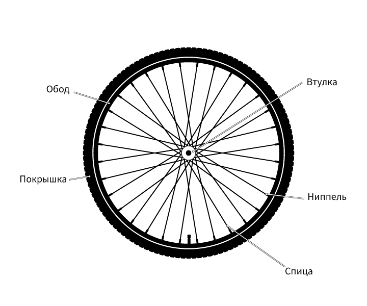 колесо велосипеда