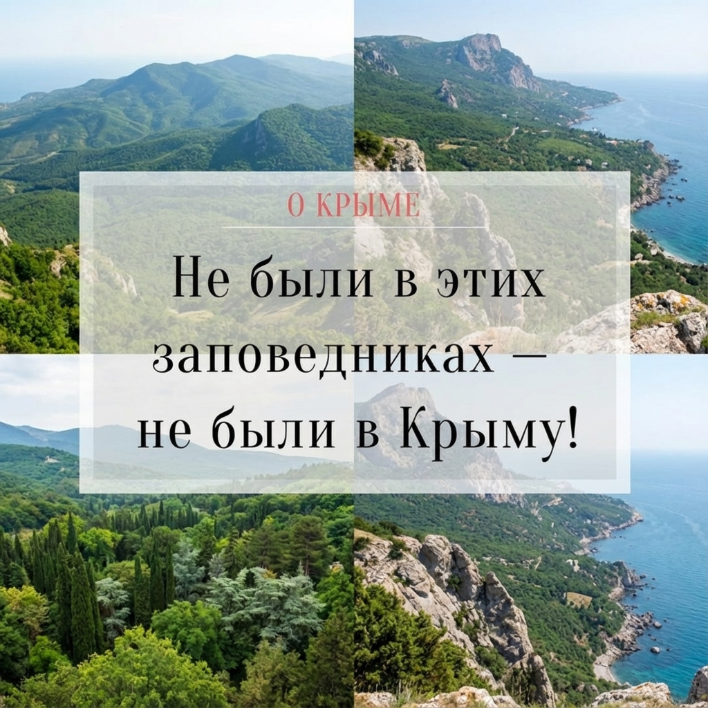 Заповедники Крыма