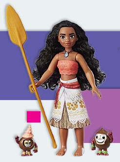 Кукла Моана и Какамора из Disney Princess