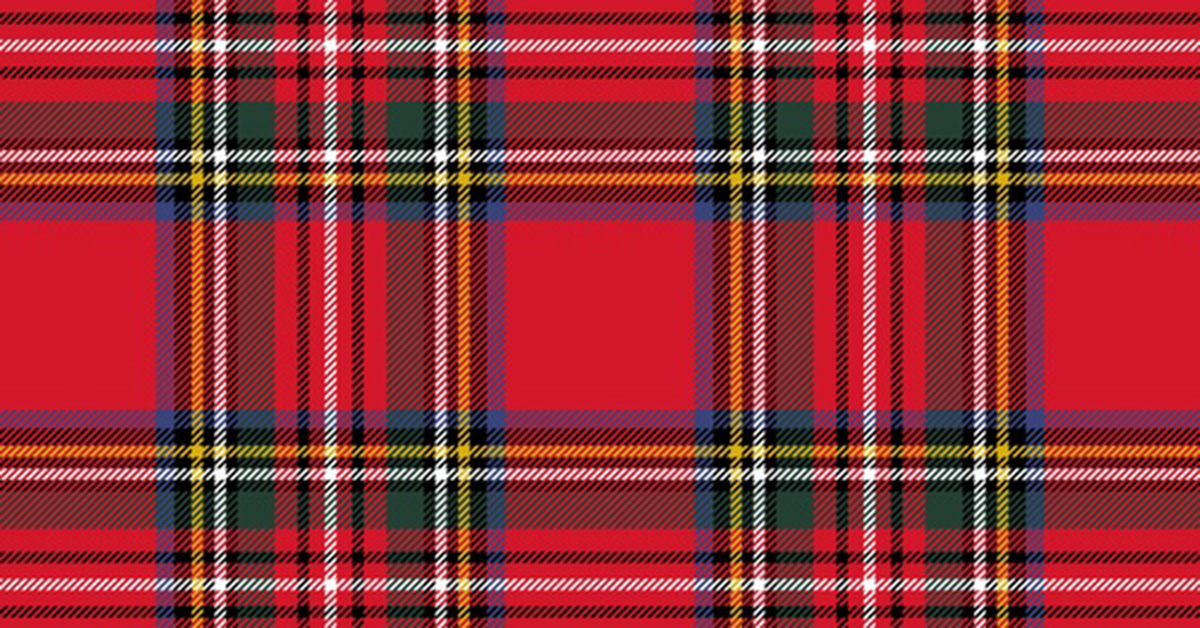 Королевский Стюарт личный тартан британского монарха