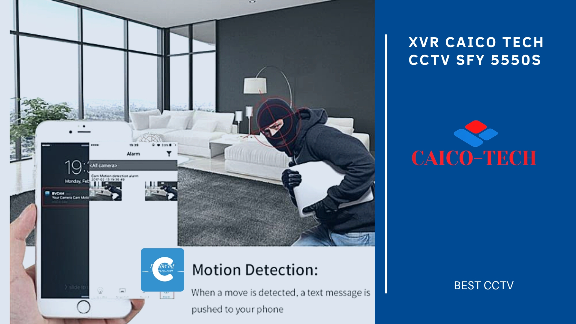 XVR CAICO TECH CCTV